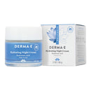 DERMA-E Hydrating Night Cream with Hyaluronic Acid, No Scent, 2 Ounce DERMA-E