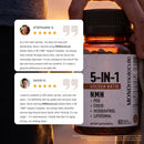 5-In-1 NAD+ Supplement | NMN + Resveratrol + CoQ10 + PQQ + Liposomal, NAD Supplement for Women & Men, Supports Cellular Energy, Heart, Brain and Healthy Aging –Third-Party Tested, 60 Vegan Capsules Infinity Warehouse