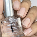 Dermelect Expedite Protect & Prolong Top Coat- with Keratin Protein Peptides Strengthening, Hardening Protective High Shine, Quick Dry, Chip Free Treatment for Gel & Acrylic Damaged Nails 0.4 oz Dermelect Cosmeceuticals