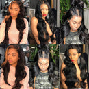 Brazilian Virgin Body Wave Hair 4 Bundles (18 20 22 24, 400g/14.1OZ, Natural Black) 100% Unprocessed Brazilian Body Wave Virgin Human Hair Extensions Body Wave LUXEDIVA Store