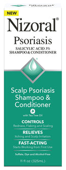 Nizoral Scalp Psoriasis Shampoo & Conditioner, 11 Ounce Nizoral