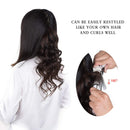 14" Clip in Hair Extensions Real Human Hair for Women - Silky Straight Jet Black Human Hair Clip in Extensions 50grams 4pieces