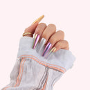 Makartt Gel Nail Polish Kit with Nail Powder Pen Bundle, 6 Pastel Classical Colors Nail Gel Polish Classic Brown Colors, Galaxy Sticks Holographic Nail Powder Pen Chrome Nail Powder 6 Colors Makartt