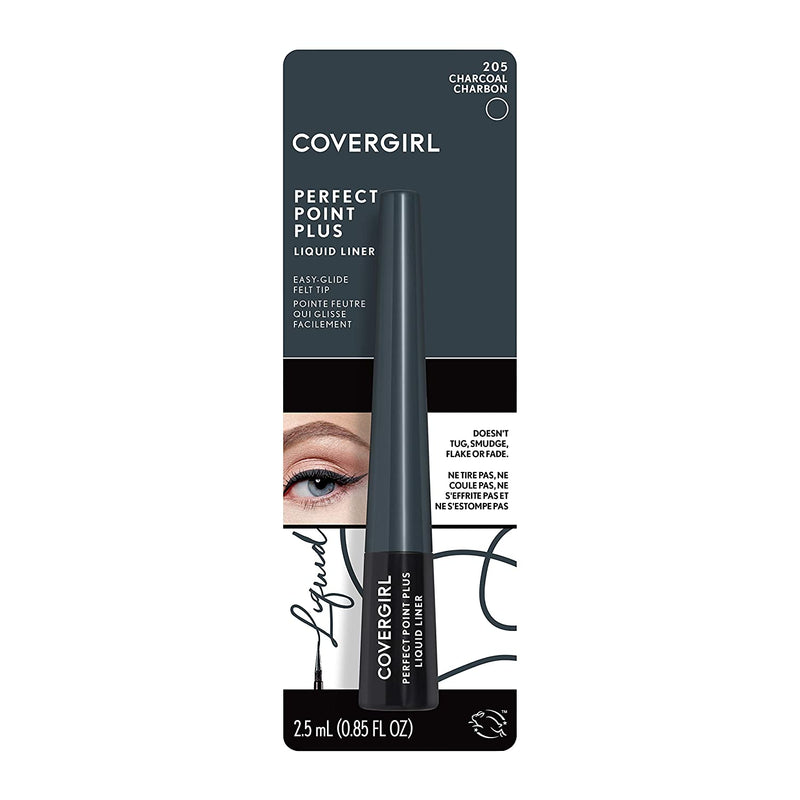 Covergirl Perfect Point Plus Liquid Eyeliner, Charcoal.08 Fl. Oz. COVERGIRL Store