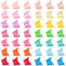 EAONE 50 Pieces Butterfly Hair Clips Pastel Hair Clips Mini Cute Clips Hair Accessories for Hair 90s Girls Women with Box Package, Matte Colors EAONE