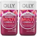 OLLY Ultra Women's Multi Softgels, Overall Health and Immune Support, Omega-3s, Iron, Vitamins A, D, C, E, B12, Daily Multivitamin, 30 Day Supply - 60 Count Infinity Warehouse