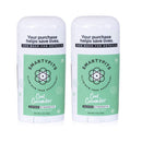 SmartyPits -2 Pack Natural/Aluminum-Free Deodorant (with baking soda) Paraben Free, Phthalate Free, PROPYLENE GLYCOL FREE, Not Tested on Animals | 2.9oz (Cool Cucumber) SmartyPits Store