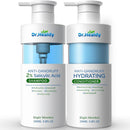 Dr.Healdy Anti-Dandruff Shampoo and conditioner set-2% Salicylic Acid,Stop Flaky and Itchy Scalp – Sulfate Paraben Free, Intense Care for Women and Me 13.6 FL Oz (Pack of 2) Infinity Warehouse