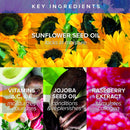 I Dew Care Lip Oil Gloss - Glow Easy | Tinted Moisturizing Jojoba Seed Oil with Vitamin C, 0.12 Fl Oz I DEW CARE