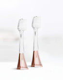 Supersmile Zina45 Replacement Brush Heads for Sonic Pulse Toothbrush, Rose Gold, 2 Count Supersmile