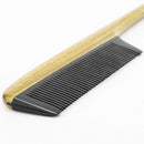 Onedor Extra Length Handmade 100% Natural Green Sandalwood With Buffalo Horn Fine Tooth Hair Combs - Anti-Static Sandalwood Scent Natural Hair Detangler Wooden Comb (Buffalo Horn Tail Comb) Onedor