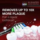 Wagner Stern IntelliBrush Series Whitening Electric Toothbrush with Pressure Sensor. Offers 4 Brushing Modes, 3 intensities, 8 Soft Brush Heads, and a Luxury Travel case. Infinity Warehouse