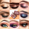 LUXAZA Neutral Nudes Makeup Eyeshadow Palette Brown Metallic, Warm Natural Bronze Copper Pearl Shimmer Satin Eye Shadow, Highly Pigmented Makeup Palette LUXAZA
