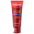 Colgate Optic Renewal Teeth Whitening Toothpaste with Fluoride Hydrogen Peroxide Enamel Strength, White, Wintergreen, 3 Ounce (Pack of 2) Colgate