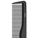 Small Pocket Combs | 2 Pack | Professional 5 Inch Black Carbon Fiber Hair Comb | Fine And Wide Tooth Travel Comb Set | Anti Static Chemical and Heat Resistant | Mens Beard And Styling Haircomb | Ba Sterling Beauty Tools