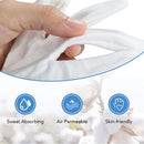 Rovtop White Gloves - 20Pcs/10Pairs White Gloves, Gloves Comfortable and Large for Silver Coin Jewelry Inspection, Cosmetic Moisturizing Eczema Hand Spa Rovtop