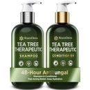 Roycederm Tea Tree Antifungal Scalp Care Set – Pre-Shampoo Scrub + Tea Tree Antifungal Shampoo + Hydrating Conditioner – Itchy & Dry Scalp Relief, Dandruff & Folliculitis Treatment Infinity Warehouse
