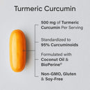 Sports Research Turmeric Curcumin C3 Complex - Softgels with Bioperine Black Pepper Extract & Organic Coconut Oil, Standardized 95% Curcuminoids - Non-GMO Verified & Gluten Free - 500mg, 120 Count Infinity Warehouse