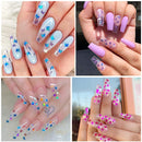 3D Holographic Butterfly Nail Glitter, UVANKAUP 24 Colors Butterfly Glitter Nail Sequins Laser Butterfly Nail Art Glitter Stickers Decals Acrylic for Nail Art Decoration & DIY Crafting UVANKAUP