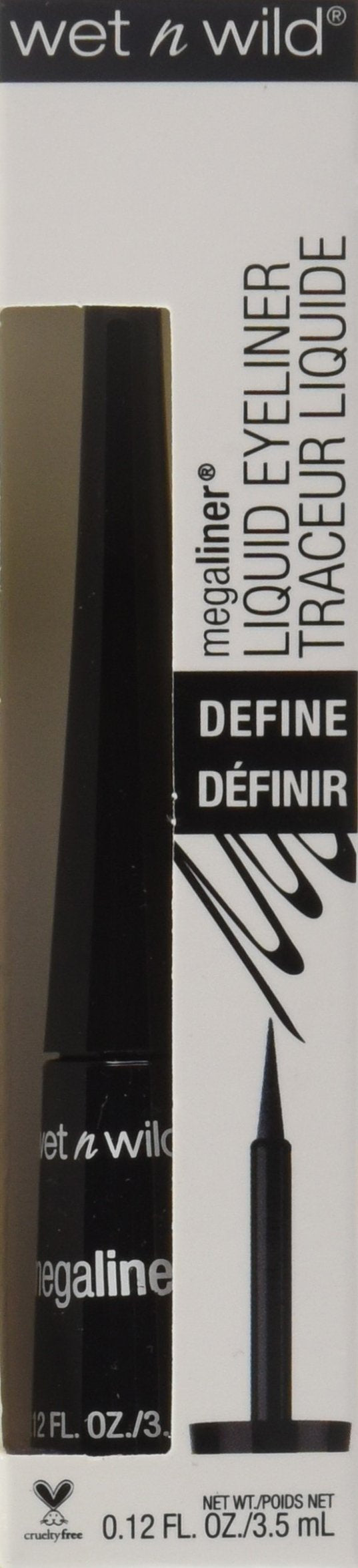 Wet n Wild MegaLiner Liquid Eyeliner Black Black wet n wild