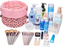Barrel Makeup Bag Travel Drawstring Cosmetic Bag Large Toiletry Organizer Waterproof for Women and Girls (Large, Leopard) Narwey Store