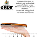 Kent F3T Handmade Dressing Table Comb for Men and Women, All Fine Tooth Hair Comb Straightener for Everyday Grooming Styling Hair, Beard and Mustache, Saw Cut and Hand Polished, Made in England KENT