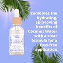 Skinny Tan Coconut Water Face Serum Self Tanning Drops | For a Beautifully Radiant Customized Complexion, 1.0 oz. SKINNYTAN