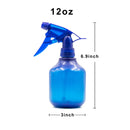 Youngever 6 Pack Empty Plastic Spray Bottles, Spray Bottles for Hair and Cleaning Solutions, 3 Assorted Colors (12 Ounce) Youngever