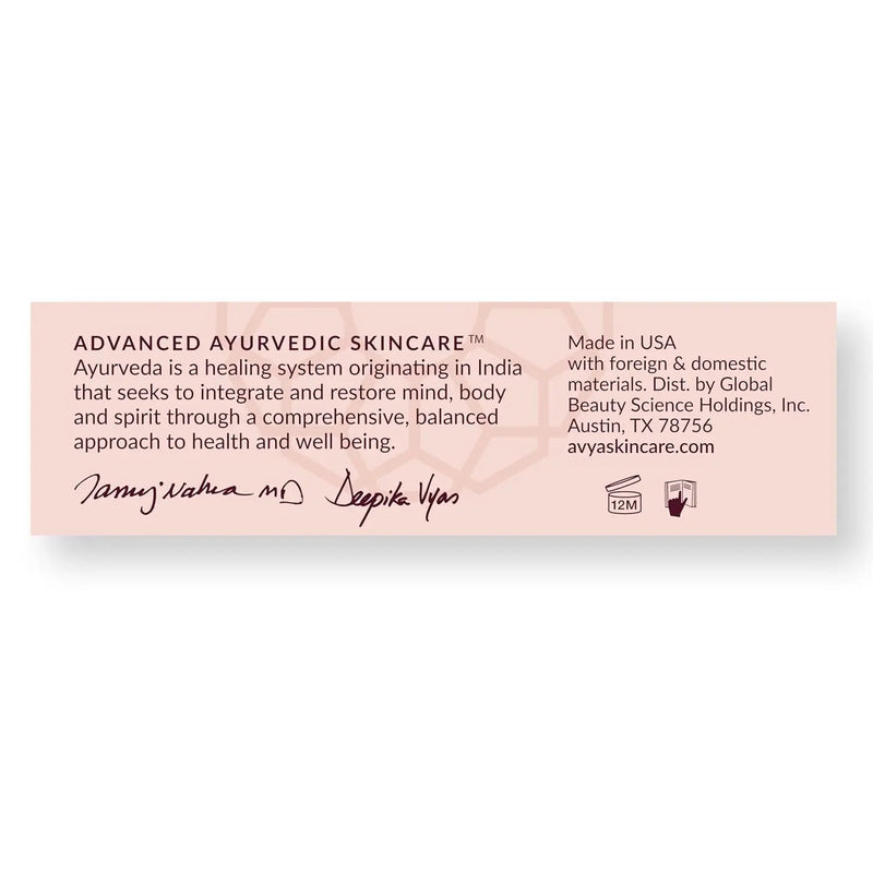 AVYA SPF 40 Sheer Tinted Moisturizer with Hyaluronic Acid & Green Chai – Advanced Ayurvedic Skincare Treatment for Balanced and Brighter Skin/Medium Skintones Shade