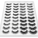 DYSILK 20 Pairs 6D Mink Eyelashes Faux Fluffy Wispy Dramatic False Eyelashes Natural Soft Volume Fake Eyelashes Long Handmade Thick Eyelashes Reusable Lashes 4 Styles Mixed DYSILK Store