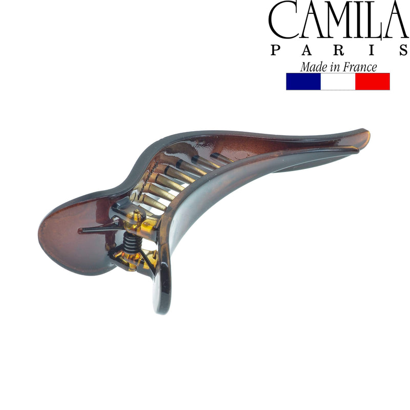 Camila Paris CP922 French Hair Clip for Women, Alligator Clip, Duckbill Girls Hair Claw Clips Jaw Fashion Durable and Styling Hair Accessories for Women, Strong Hold No Slip Grip, Made in France Camila