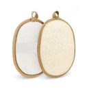 Exfoliating Loofah Sponge Body Scrubber - Pack of 2 Natural Loofah Sponges, Shower Body Exfoliator Scrubbing Pads for Removing Dead Skin Beauty by Earth Store