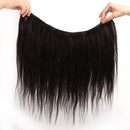 Human Hair Weft Sew In Natural Black Brazilian Hair 3 Bundles Mixed Length Short Long Silky Straight Unprocessed Hair Weave Extensions for Women 12 14 16 Inch