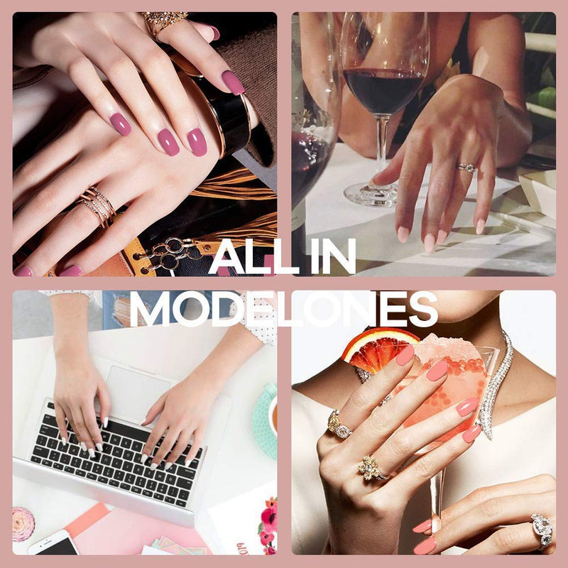 Gel Nail Polish 36 Pcs Colors Fall Holiday Gel Polish Soak Off Gel Nail Kit Glitter Nail Art Starter Kit Beauty Gifts Set Box by Modelones modelones Store