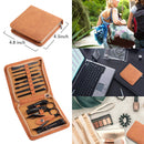 FAMILIFE Manicure Set, Professional Manicure Kit Nail Clippers Set 13pcs Stainless Steel Pedicure Tools Kit Grooming Kit with Portable Brown Leather Travel Case for Women Girl Men FAMILIFE Store