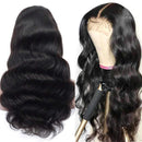 Body Wave Lace Front Wigs Human Hair, Brazilian Virgin Human Hair 4x4 Lace Closure Wigs, 130% Density Human Hair Wigs with Baby Hair Natural Hairline Wigs for Black Women (22 inch) Amanda