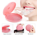 (2 Pack) Retainer Case,Solid Orthodontic Retainer Case-Pink ZIZNBA