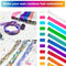 22 Inch Colored Hair Extensions 10 PCS, LADYAMZ Multi-color Party Highlights Clip in Synthetic Hair Extensions, Colorful Hair Accessories for Girls Women Kids Doll Hair Pieces (Colorful Set) LADYAMZ