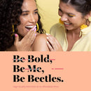 Beetles 20 Pcs Gel Nail Polish Kit, Full Maroon Soak Off Nail Gel Polish Gold Yellow Nail Polish Red Burgundy Glitter Gel Polish Starter Kit with Glossy & Matte Top Coat and Base Coat beetles Gel Polish