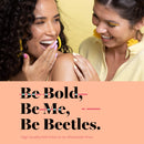 Beetles Gel Nail Polish Set, Dusty Bouquet Collection Classic Blue Pink Mavue Nail Gel Polish Perfect for Autumn and Winter Nail Art Manicure Kit Soak Off LED Gel, 7.3ml Each Bottle beetles Gel Polish