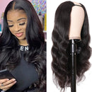 UNice Hair U Part Human Hair Wig Body Wave for Black Women Brazilian Virgin Hair Glueless without Sewing Easy to Install Wigs 150% Density (24 inch) UNICE Store