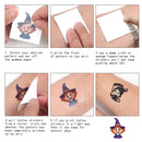 FINGOOO Halloween Temporary Tattoos for Kids Adult,120 Pieces Halloween Tattoo Waterproof Halloween Party Favor Goodie Bag(20 Styles) FINGOOO