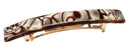 France Luxe Luxury Rectangle Barrette, Onyx - Classic French Design for Everyday Wear France Luxe