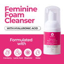 ZENZSUAL Feminine Foam Cleanser + Intimate Gel with Hyaluronic Acid Combo – Vaginal Moisturizer & pH Balanced Cleanser Duo – Hydration for Dryness, External Intimate Care, Fragrance-Free, 1 oz Each Infinity Warehouse