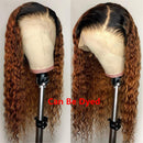 Curly Human Hair Wig 13x6 lace front wigs human hair Pre Plucked 10A Brazilian Virgin hair Water Wave Wig Glueless Lace Front Wigs For Black Women (22"-Small Cap, 13x6 Lace Wig-150%) Wonder Girl