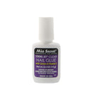 Mia Secret Strong-Jet Brush On Clear Nail Glue 335 - Ideal to adhere crystals over any acrylic and gel surface Mia Secret