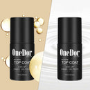 OneDor One Step No Wipe Top Coat Gel Polish, UV Led Cured Required Soak Off Gel Nail Polish (No Wipe Top Coat) Onedor