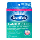 DenTek Canker Relief Canker Sore Patch Relieves Canker Pain, 6 Count (Pack of 1) DenTek