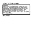 ChapStick Pink Grapefruit 100% Natural Lip Butter Tube, Lip Balm - 0.15 Oz ChapStick
