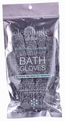 Clean Logic Detox Charcoal Exfoliating Bath Glove, 3 Count Clean Logic